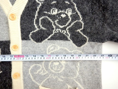 Teddy Fresh x Care Bears Designer Angora Wool Cardigan Jumper - Size XL - Picture 4 of 11