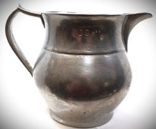 Wilton Armetale Pewter Look Pitcher Plough Tavern Columbia PA Made in USA 6"