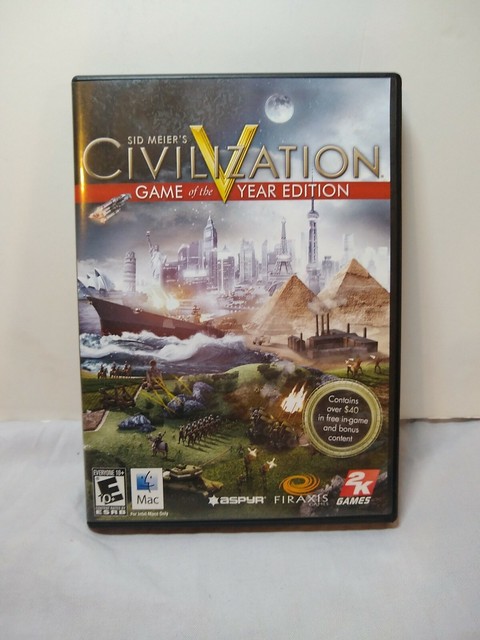 Sid Meier S Civilization V Game Of The Year Edition Apple 11 For Sale Online Ebay Sid Meier S Civilization V Game Of The Year Edition Apple 11 For Sale Online Ebay