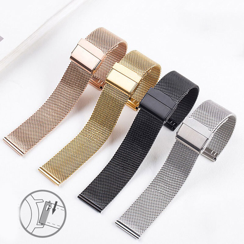 Loop Watch Strap Bracelet Watch Chain Watch Band Watchband 12-22mm