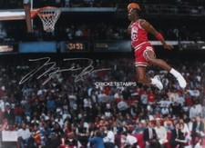 Foto Firmata Di Michael Jordan, Ex Giocatore Di Basket, Ristampa 11"X8". #2