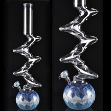 20 Inch Bong Monster Zong Water Pipe Hookah-pentakinked Double Zong Usa Made