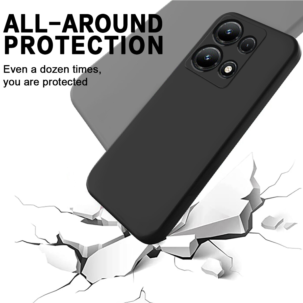 per Infinix Note 30 VIP Cover, KJYFOANI Trasparente Sottile Case