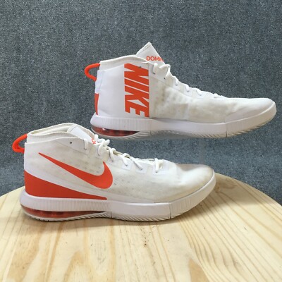 Nike Shoes Mens 17.5 Air Max Dominate TB Sneaker White Orange Lace