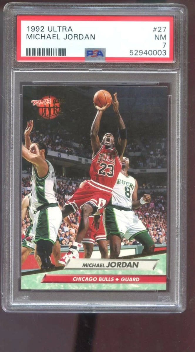 1992 93 Fleer Ultra 27 Michael Jordan PSA 7 Graded Basketball