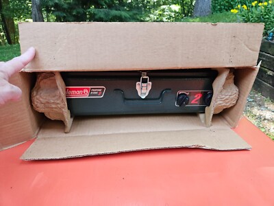 Coleman 2 burner propane stove, new unused ,original box