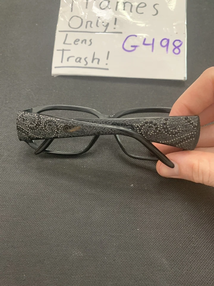 Original Roberto Cavalli Sunglasses Nemea 171S Color B5 Black Rhinestone G498 - Image 3 of 4