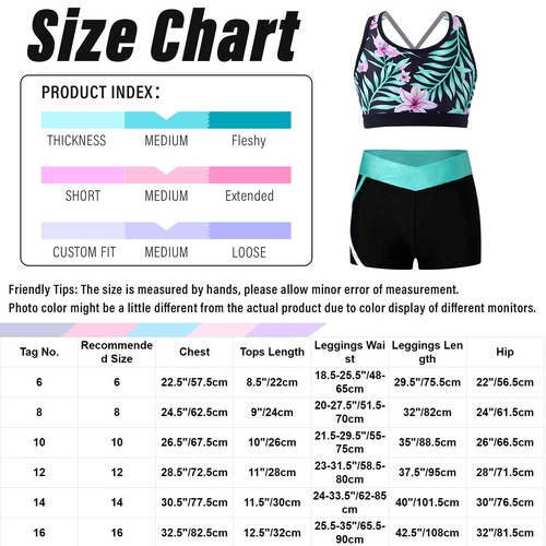 UK 2Pcs Kids Girls Printed Swimsuit Bikini Set Crop Top Vest and Shorts Outfits - Picture 71 of 127