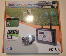 Justpet Intelligent 2-in-1 Dog Training & Outdoor Wireless Fence System K6