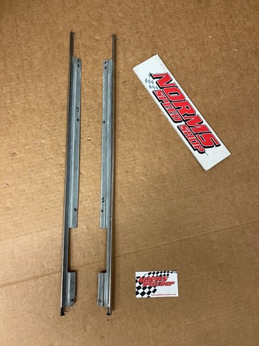 Mopar A Body Upper Door Panel Chrome Trim Rear Pair 1967 - 1972 Dodge Dart - Picture 4 of 4