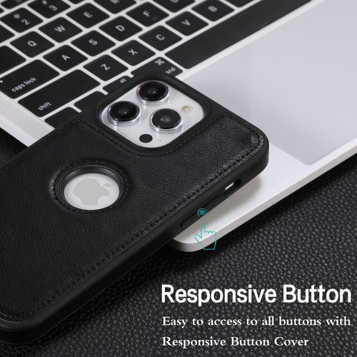 Shockproof Leather Luxury Case Slim Cover For iPhone 15 Pro Max 14 13 12 11 XR 6 - Picture 5 of 26