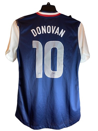 Nike USA Soccer Jersey PLAYER ISSUE AUTHENTIC London Donovan Mens Size L # 10 - Picture 2 of 9