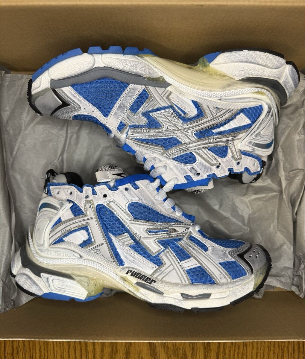 Balenciaga Runner Sneaker (Blue/White) | eBay Balenciaga Runner Sneaker (Blue/White) | eBay