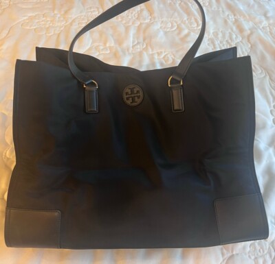 Tory Burch (55528) Nylon Ella Tote Handbag Bag - Black