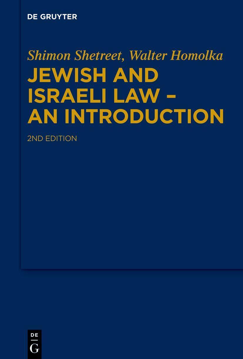 Thumbnail - Jewish And Israeli Law - An Introduction Shimon Shetreet 9783110671681