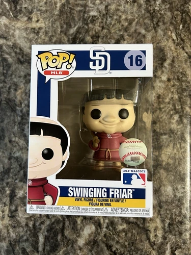 Funko POP! Swinging Friar 16 MLB Mascots Baseball San Diego Padres IN HAND NEW