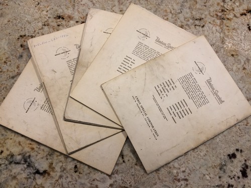 (1) List of Parts Catalog Union Special class 52800 sewing machine FAIR cond - Picture 3 of 3