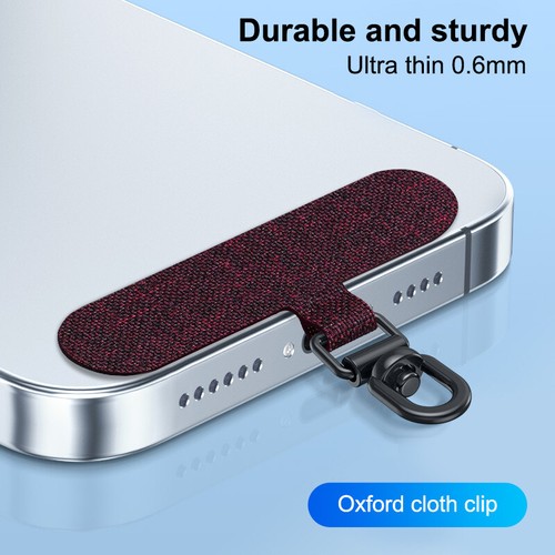 Phone Lanyard Patch 360° Rotatable Phone Clip Lanyard Replacement Metal Gasket - 第 22/62 張圖片
