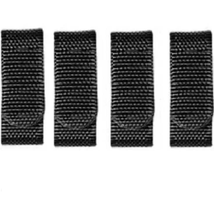 Bianchi Ranger Belt Keeper 4 Pack - Snap Closure - Black Snap- Model 7406 NIP - Image 3 of 4