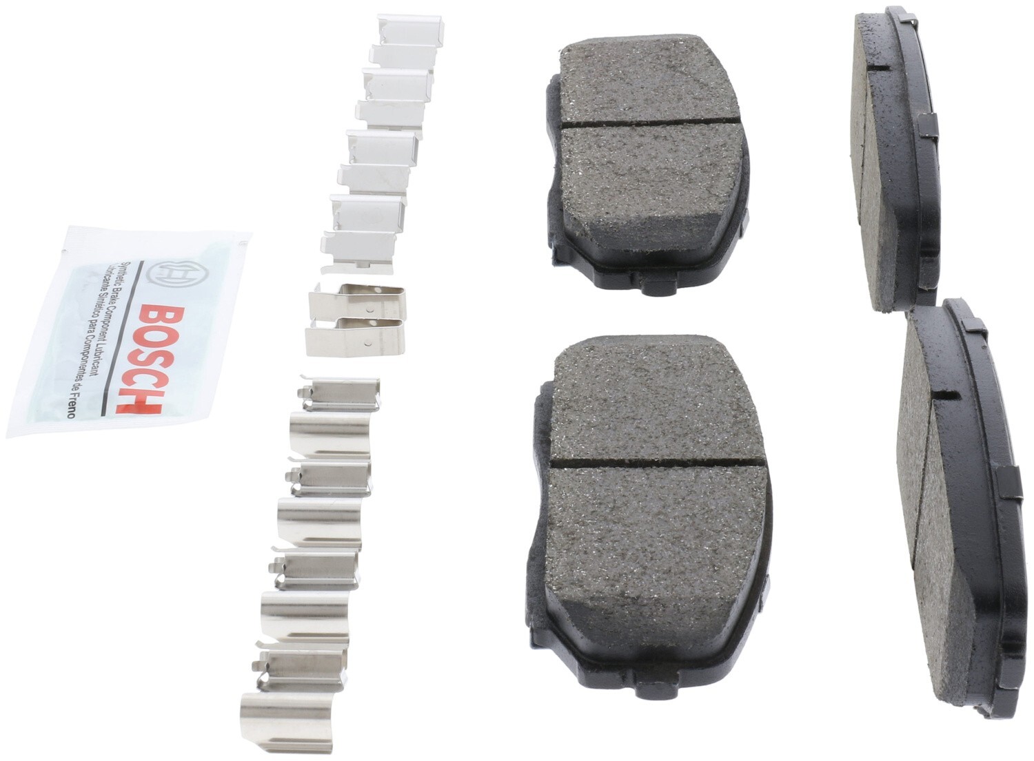 Bosch Blue Ceramic Front Brake Pads with Hardware Fits 2007-2023 Mazda CX-9-image