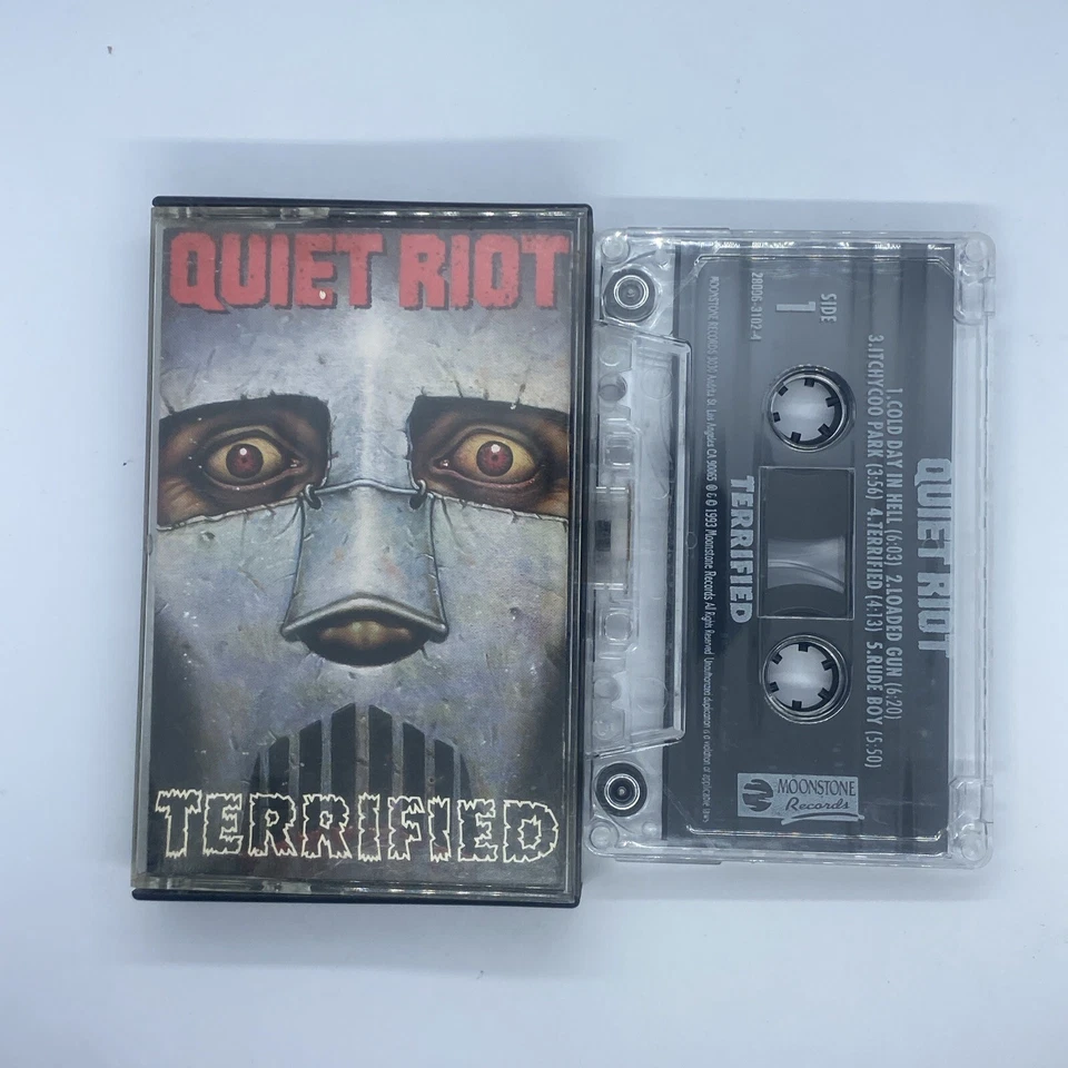 Quiet Riot - Terrified CASSETTE TAPE Rare USA Import - Image 2 of 4