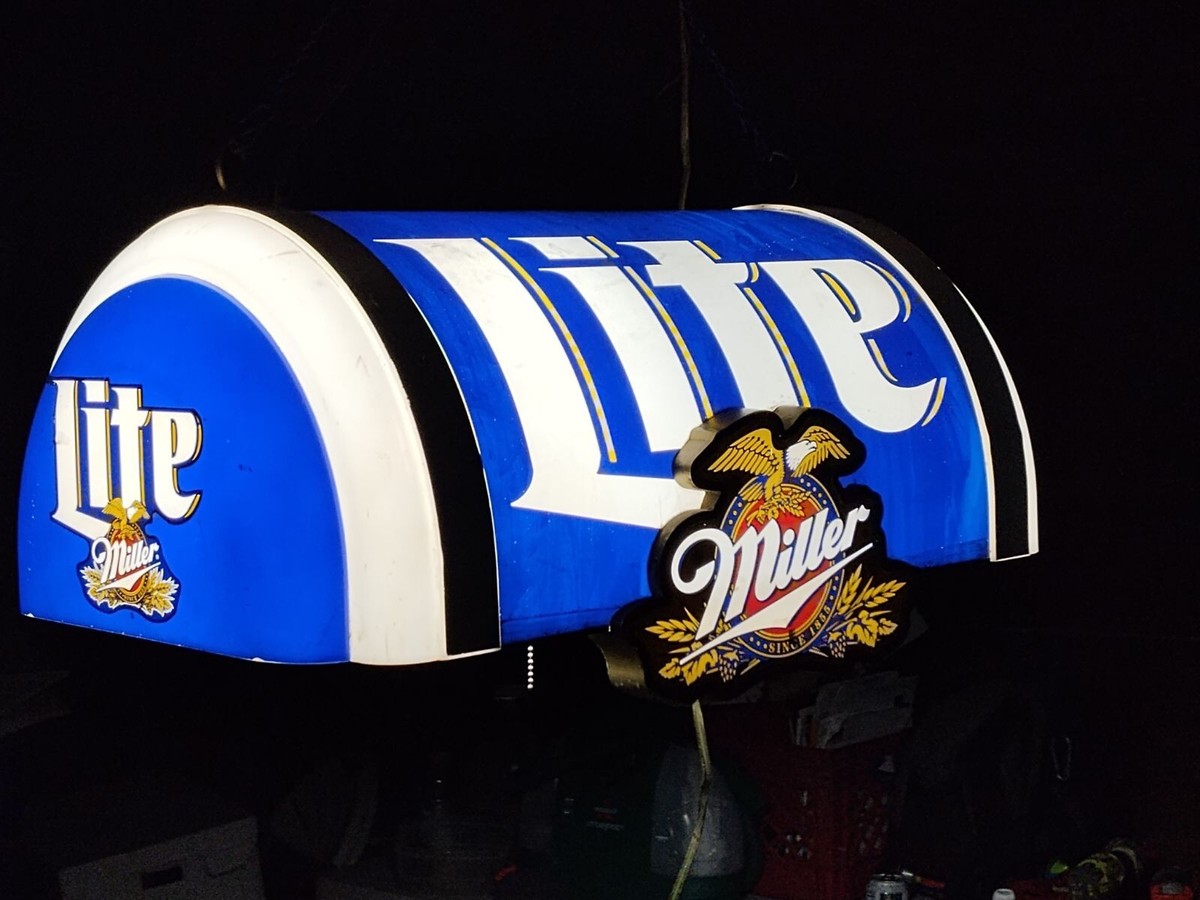 値下げします。Miller Lite 当時物　照明 値下げします。Miller Lite 当時物 照明 ライト・照明