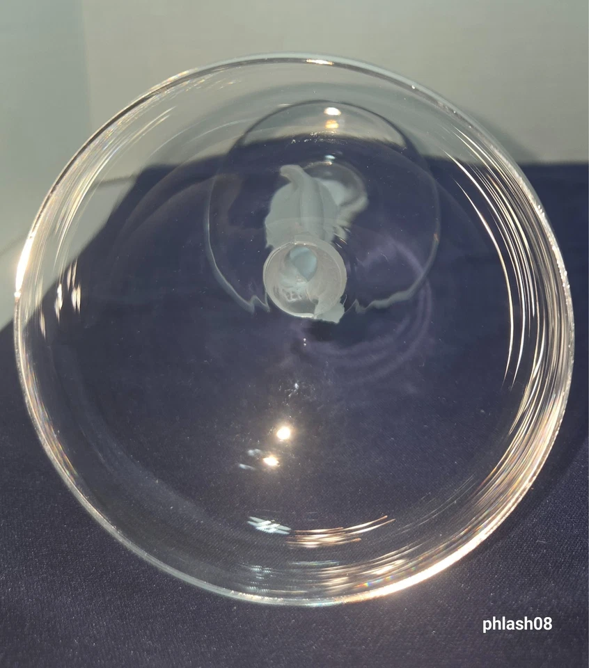 1 Pair "Women" Bacchante Crystal & Frosted Champagne Stems by Bayel (CAB AR.CC) - Image 4 of 4