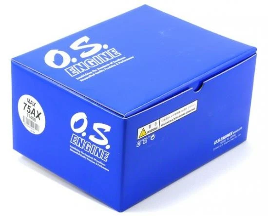 OS Engine MAX 75AX w/E-4020 Muffler RC Aero Engine New Boxed L-OS17400 - Image 3 of 4