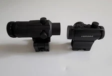 Hiram Micro Red Dot Scope with 3x Flip To Side Magnifier Combo