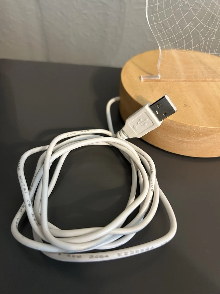 3D светодиодный ночной свет прикроватная USB-настольная лампа для дня рождения вечеринки деко веселье детская комната - Изображение 4 из 4