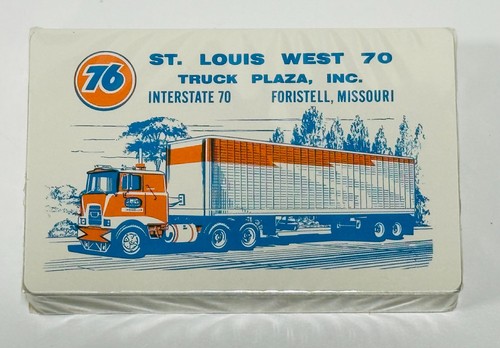 Vtg Advertising Unocal 76 Playing cards St Louis West Foristell, Mo collectible