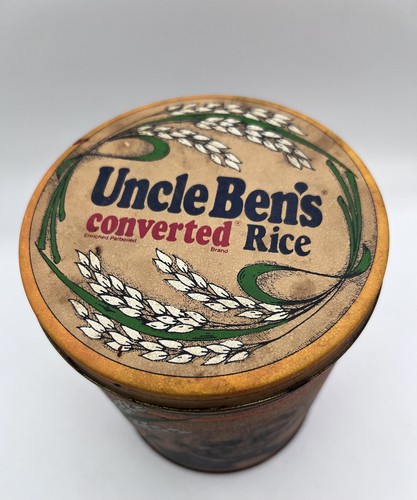 Uncle Ben's Converted Long Grain Rice 64 OZ Metal Tin/Container ...