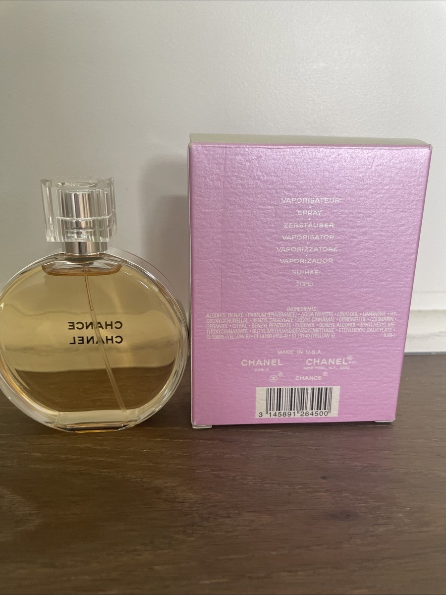 新品★CHANEL CHANCE EAU DE TOILETTE 50ml CHANEL Chance Eau de Toilette Perfume Spray 1.7oz 50mL NIB | eBay