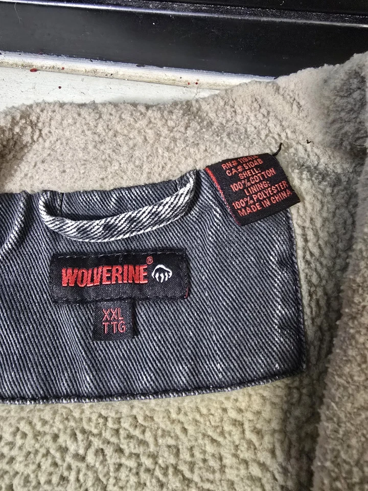 Wolverine Men Upland Vest Denim Outerwear Vests Cotton XXL - Image 2 of 4