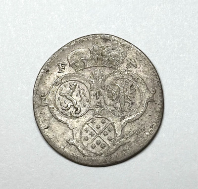 1749 Germany (Nassau) - AR 4 Kreuzer, KM-7.