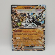 Pokémon Maschera Pietra Angolare Ogerpon EX Holo Sv06 112/167 210HP Carta LP Inglese