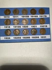 1910-1931 Lincoln Wheat Cent Collection 15 piece set