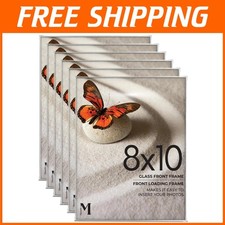 Acrylic Picture Frames - Wall/Table Mount, 6-Pack