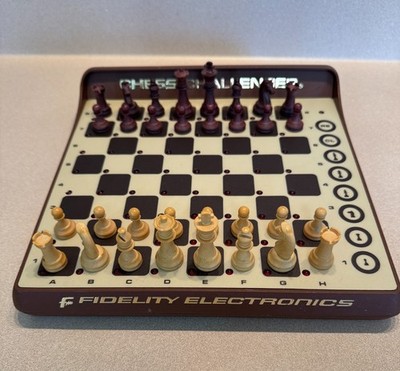 Vintage Fidelity Electronics Sensory Chess Challenger 8 Game w/Manual Model SCC