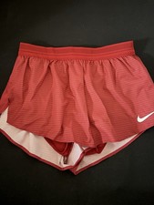 Nike Air Pro Elite 2" Made In USA Running Shorts Maroon Men Sz L New DA2940-617