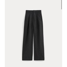 Everlane NWT The Lyocell Way High Black Drape Wide Leg Pants Size 12 Dress Pants