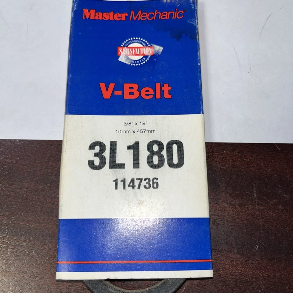 Master Mechanic V-BELT 114736 3/8" x 18" 3L180 Foto 2 de 3