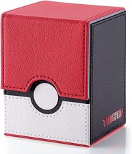 Deck Box Trading Cards Case Card Storage Leather Water Resistant Large Capacity