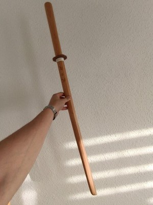 Set Katana Bokken/Kung-Fu Langstock + Tragetasche Als Geschen