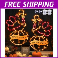 Battery Operated Thanksgiving Lights, 104 LEDs