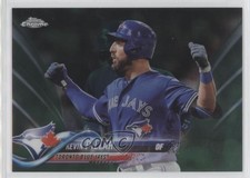 2018 Topps Chrome Green Refractor /99 Kevin Pillar #11 01l2