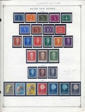 Netherlands New Guinea Mint mostly NH Collection 1950-1962, Scott $255.70