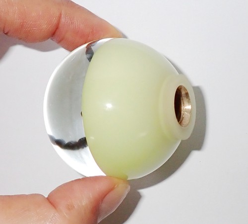 Black Scorpion in 50 mm Sphere Resin Ball Vehicle Shift Knob Glow IS50SKG - Picture 12 of 15