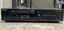 Sony minidisc recorder MDS-302 working tested Has cosmetic issues. No remote