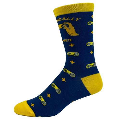Youth Gaming Socks Funny Nerdy Video Game System Controller Novelty Footwear - Picture 3 of 18